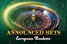 Играть в European Roulette. Announced Bets